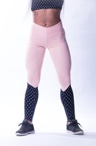 Sportlegging Dames Zalm-Zwart - Nebbia 638