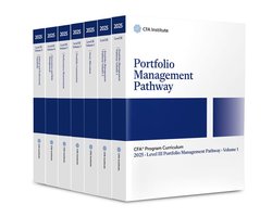 Omslag van 2025 CFA Program Curriculum Level III Portfolio Management Pathway Box Set