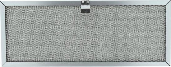 Filtre métallique AllSpares pour hottes aspirantes adapté aux Novy 563-8020A et 609014 (387x153x10mm)