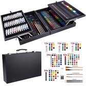 Artina 122 Teile XXL Mega Malset Staffelei Set Michelangelo – Komplett Malset Acryl, Zeichenset, Buntstifte, Farbset, Leinwand, Pinselset für Erwachsene & Kinder - Preisvergleich: Tests, Infos & Preisvergleich