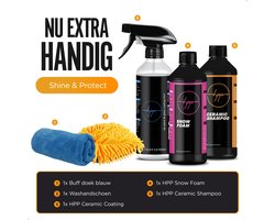 Car Care HPP Ceramic Was & Protect set - Ceramic Shampoo - Auto Wassen- Ceramic Coating - Snow Foam - Auto was set - Auto Poetspakket