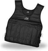 AJ-Sports Verstelbaar Gewichtsvest 20kg - Gewichtsvesten - Weight vest - Gewichten - Krachttraining & Crossfit Trainingsvest - Hardlopen - Cardio - Calisthenics - Fitness - Zwart - Geschikt vanaf maat M / L