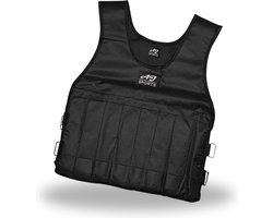 AJ-Sports Verstelbaar Gewichtsvest 20kg - Gewichtsvesten - Weight vest - Gewichten - Krachttraining & Crossfit Trainingsvest - Hardlopen - Cardio - Calisthenics - Fitness - Zwart - Geschikt vanaf maat M / L