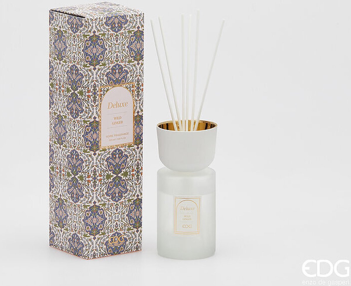 EDG Enzo de Gasperi Luxe fles parfumeur 220ml – geurstokjes Wild Ginger