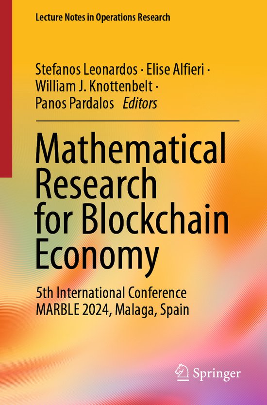 Lecture Notes in Operations Research- Mathematical Research  ... - cover