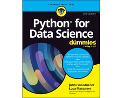 Omslag van Python for Data Science For Dummies