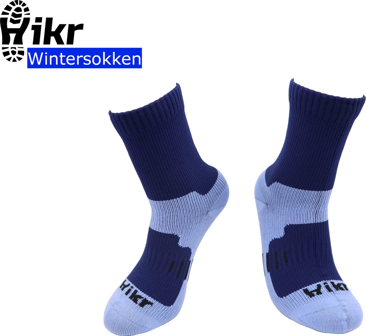 Hikr® Waterdichte Wintersokken - 100% waterdicht - Heren & Dames - Warme sokken - Dikke sokken - Outdoor wandelsokken - Fietssokken - Mountainbike sokken - Hiking & Wandelen