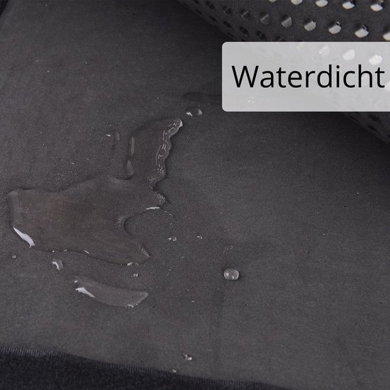 Tapis de litière pour chat Behave - Collecteur de grains - Imperméable - Double couche - Tapis de sortie - Zwart - 30 x 30 cm