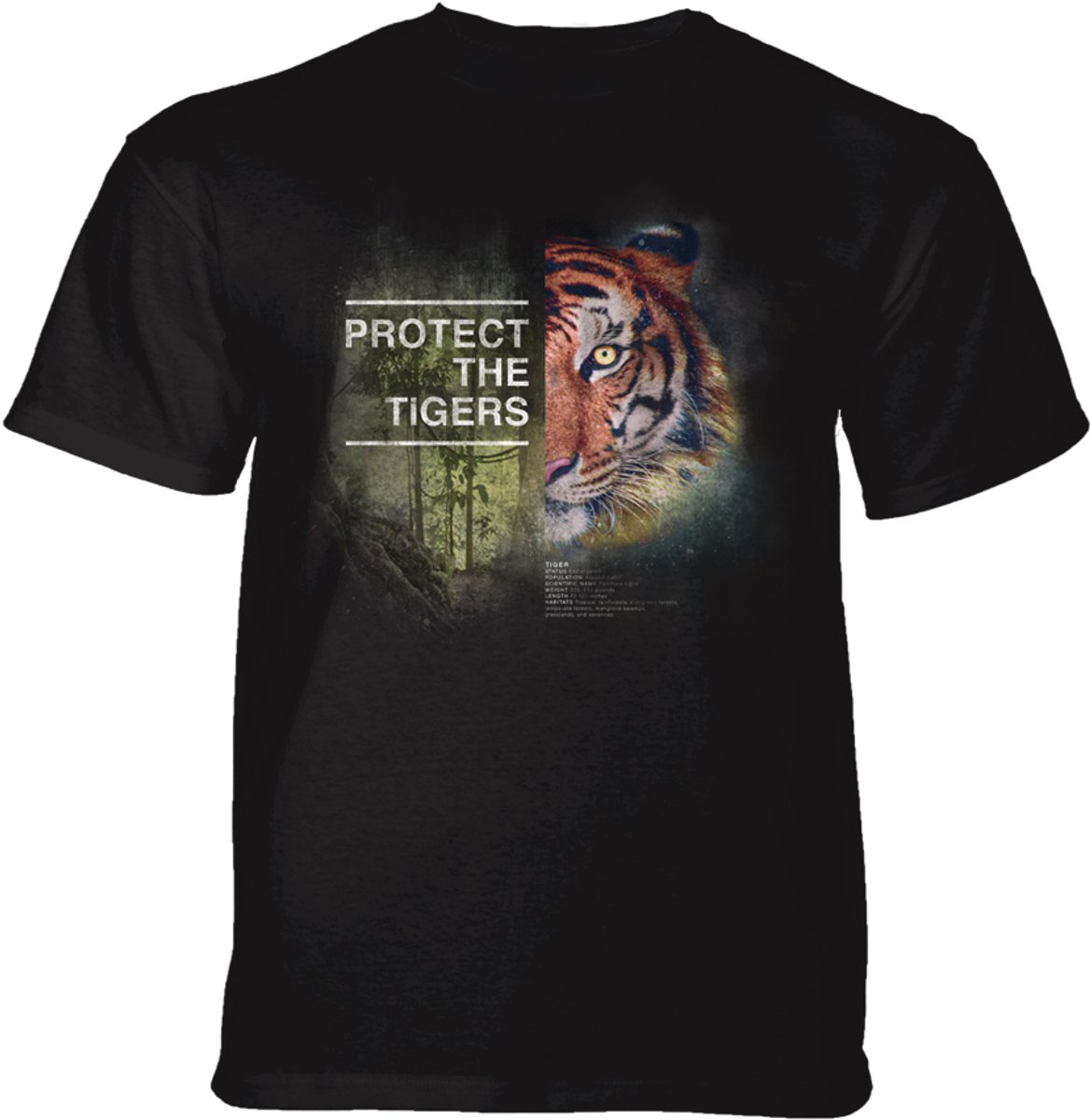 T-shirt Protect Tiger Black KIDS L