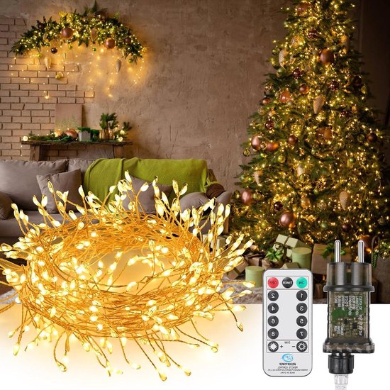 Cecaylie Led-lichtslang, 40 m, blauw, waterdicht, werkt op stroom, 960 leds, lichtslang, voor decoratie, feest, tuin, bruiloft Cecaylie Led-lichtslang, 40 m, blauw, waterdicht, werkt op stroom, 960 leds, lichtslang, voor decoratie, feest, tuin, bruiloft