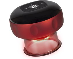 Nuvance - Elektrische Cupping Cup - 12 Standen & Temperaturen - Incl. eBook - Full Body - Cupping Set - Massage Apparaat - Zwart