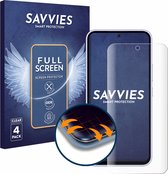 Savvies - Screenprotector voor Samsung Galaxy A54 5G - Folie Beschermfolie transparant volledig dekking (4 Stuks)