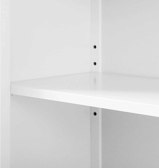 MIRA Home - Wastafel onderkast - Badkamerkast - Wit - MDF - 80x60x30