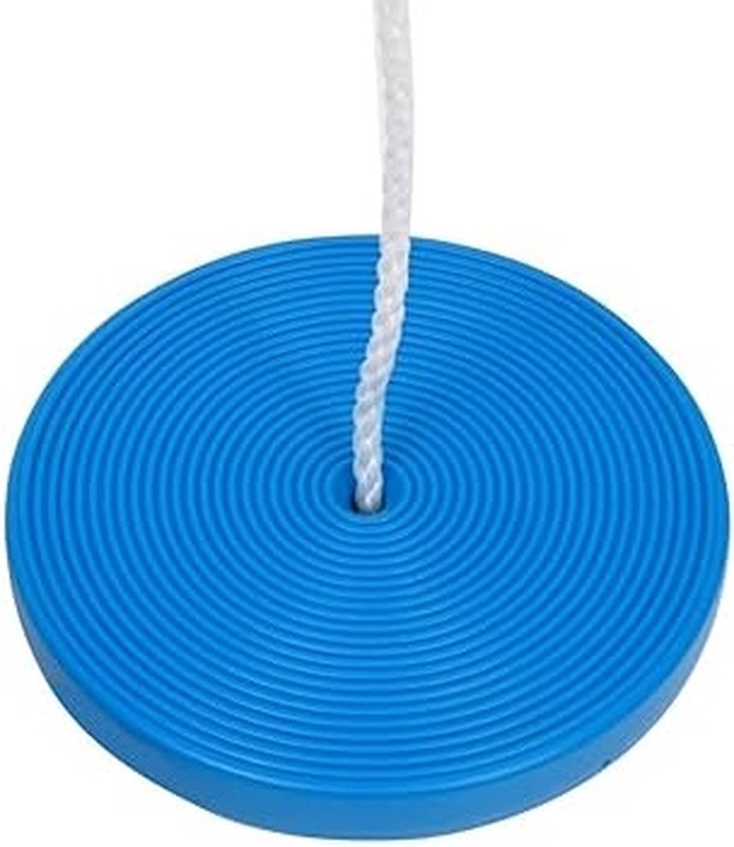 Kinderschommel Rond Ø28 cm – Blauw Schommelzitje voor Buiten – Tuinschommel Kunststof – Buitenspeelgoed - Nestschommel — afbeelding 3