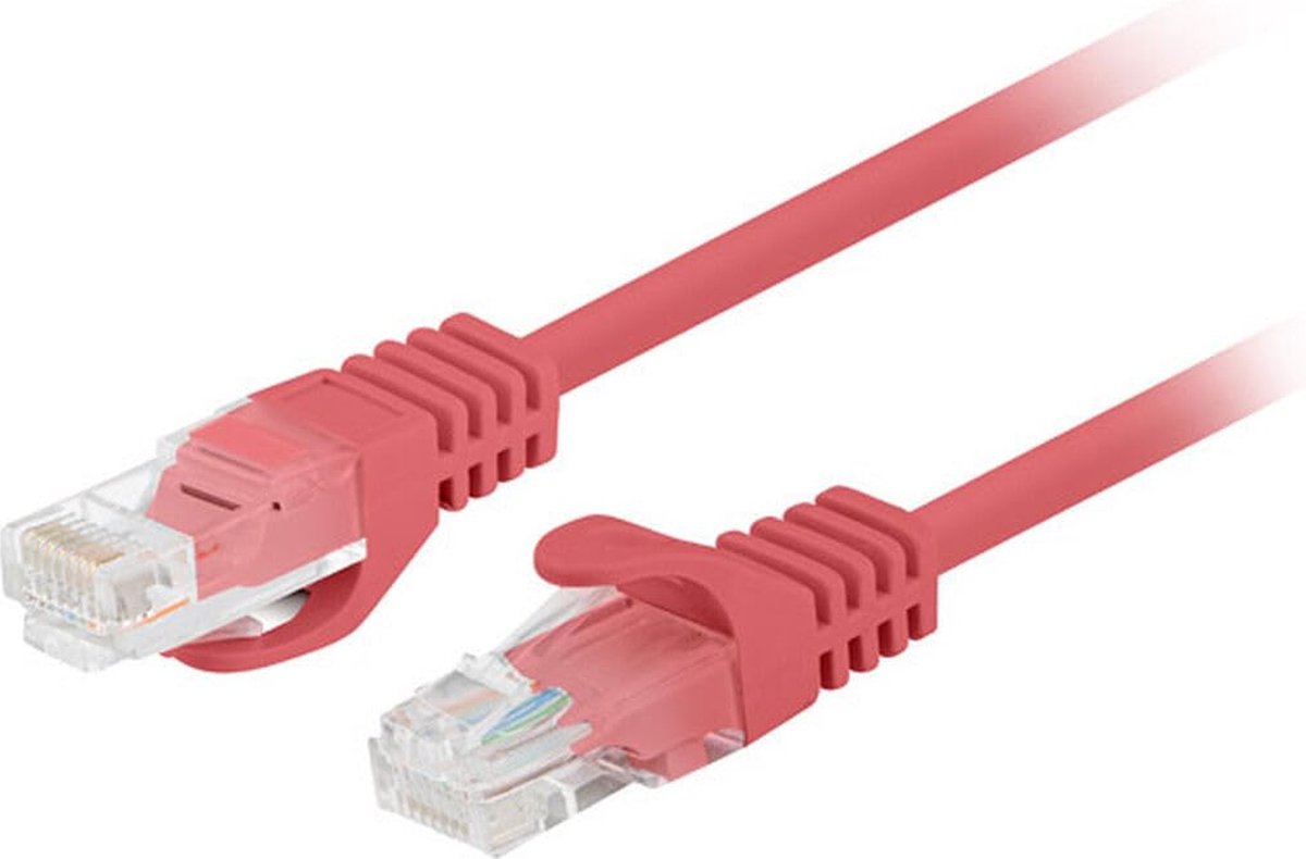 Lanberg PCU6-20CC-0100-R netwerkkabel Rood 1 m Cat6 U/UTP (UTP)