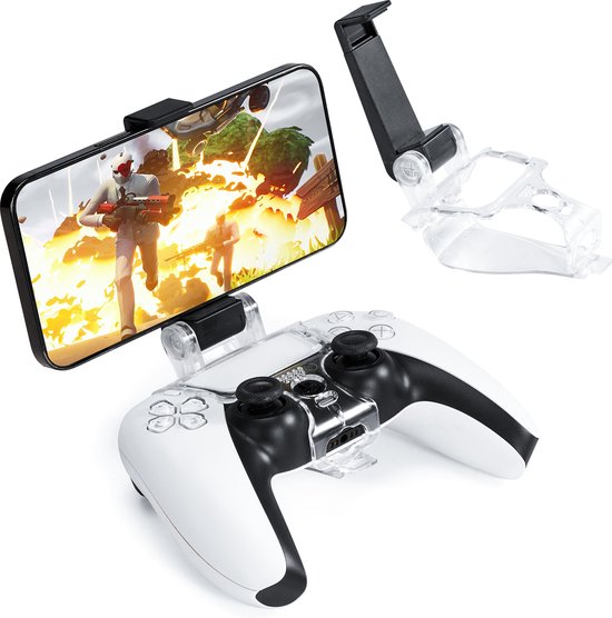 YONO Telefoonhouder geschikt voor Playstation PS5 Controller - Smartphone Klem - Accessoires