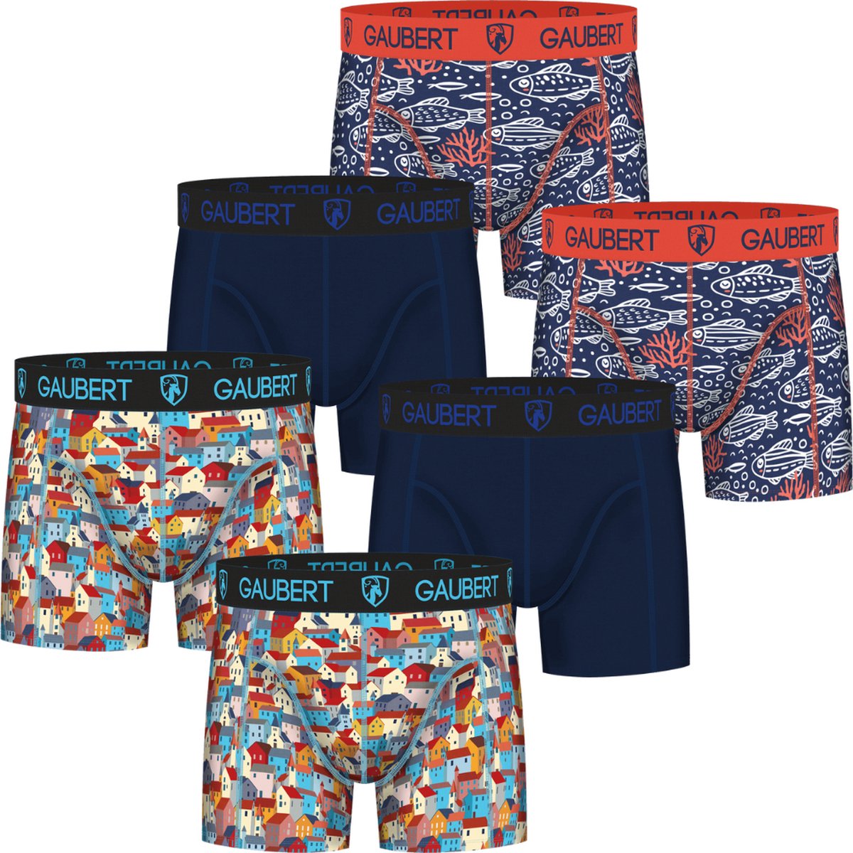 Gaubert Heren boxershort Bamboe Donkerblauw - XL