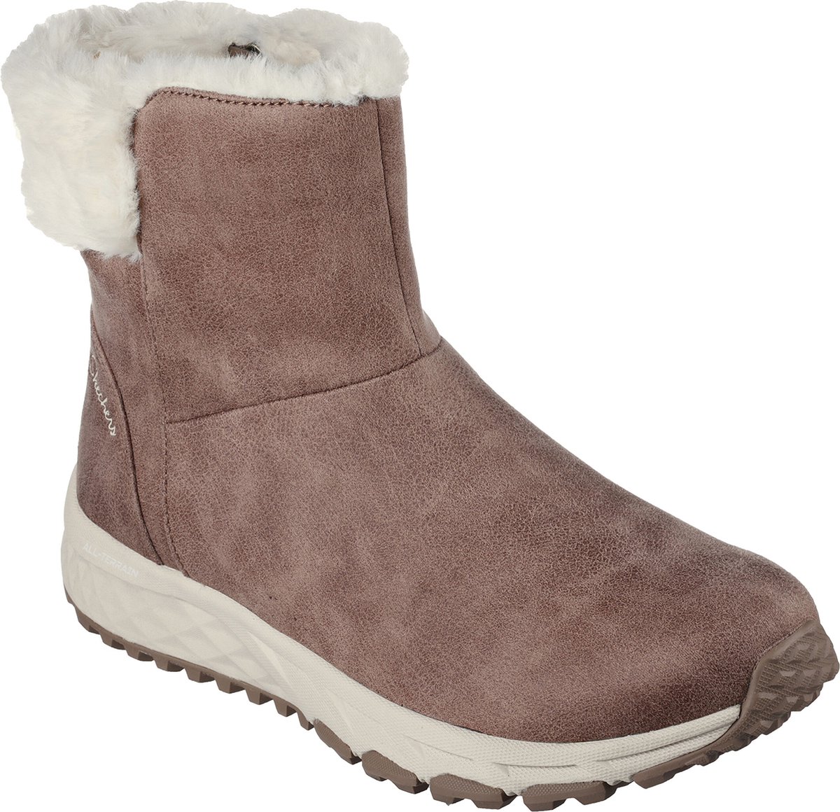 Skechers Escape Plan voor dames - Cosy Collab-laarzen 167413 TPE taupe