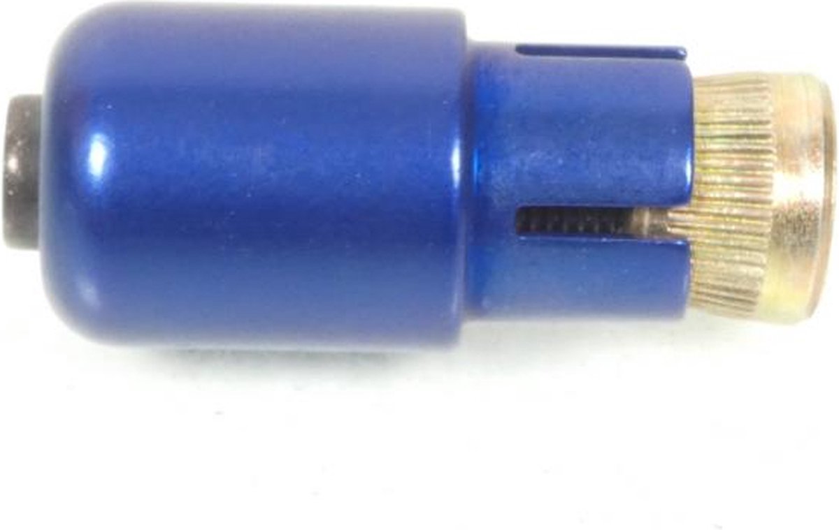 Embout de guidon 749526BH Bleu anodisé pour scooter Peugeot 50 TKR Neuf