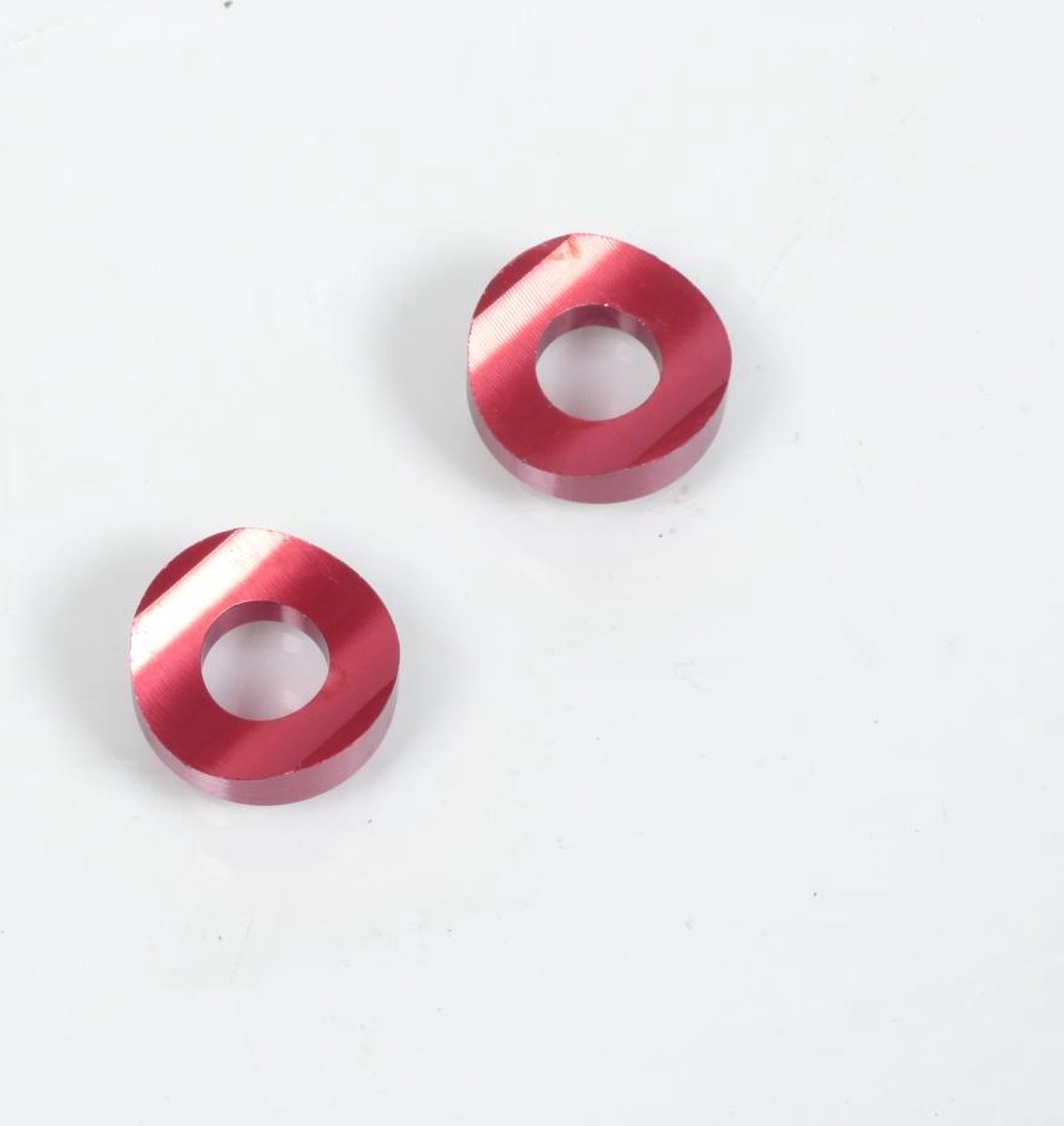 Entretoise de valve incurvée en aluminium anodisée rouge pour moto enduro cross neuf