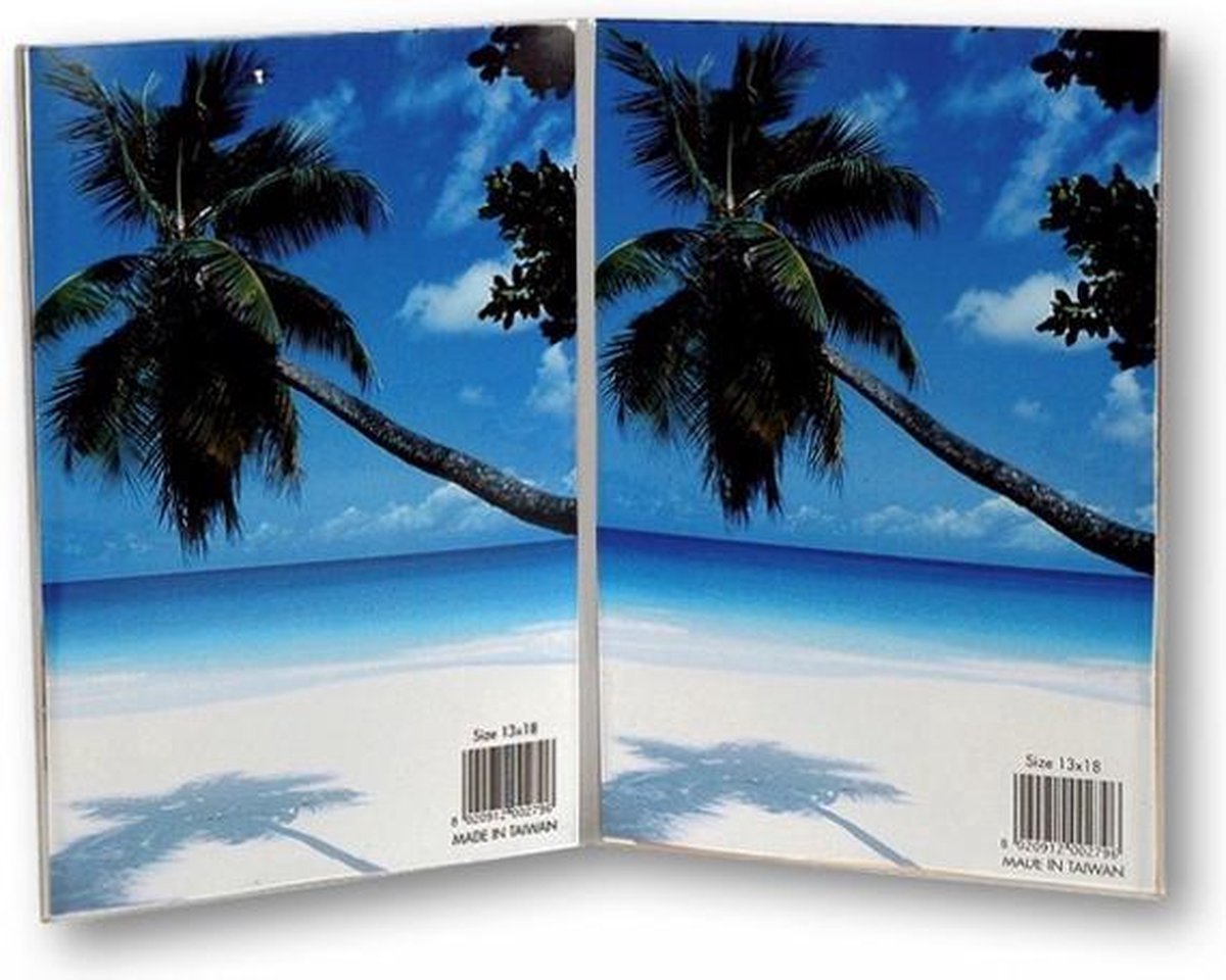 ZEP - Plexiglas Fotolijst Acrylic double verticaal voor foto formaat 2x 7x10 - 730234