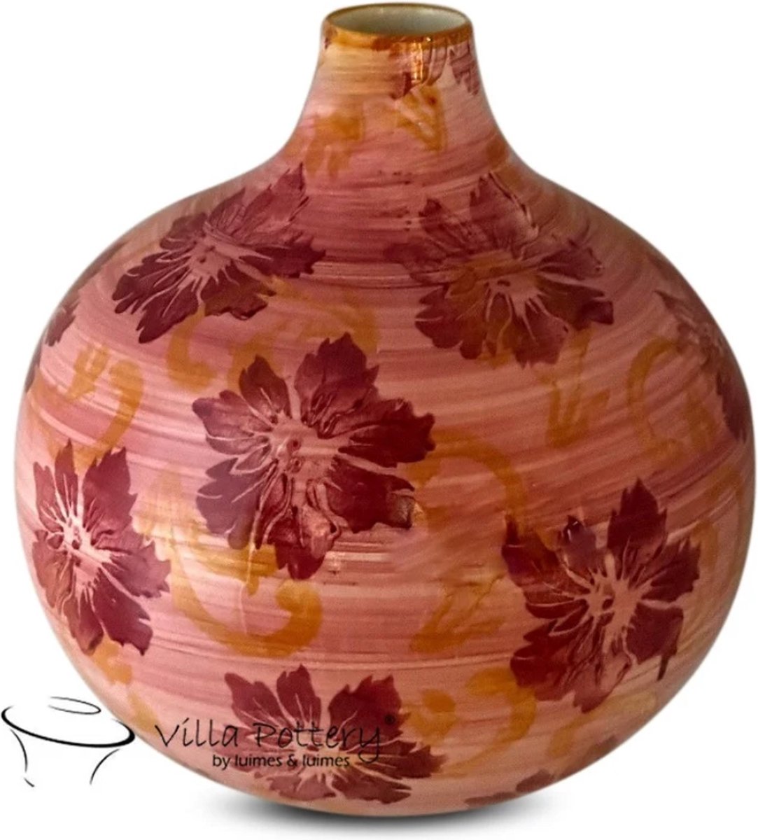 Irishflowers Vaas - Villa Pottery - Decoratie - Woondecoratie - Keramiek - Bloom 2_3 Vaas Roze