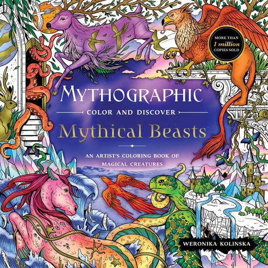 Mythographic Color and Discover: Mythical Beasts - cover