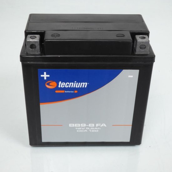 Batterie SLA Tecnium pour Moto Aprilia 125 ETX 1998 à 2001 YB9-B / 12V 9.5Ah Neuf