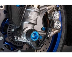 Paar wielasbeschermers ARYA103COB blauw Lightech voor motor Yamaha 700 MT-07