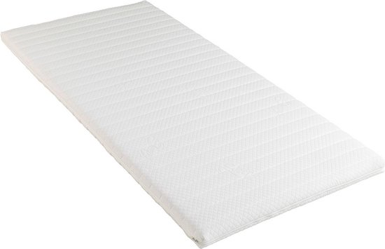 SPLIT Topper Matras, 180x200 cm, HR45 Koudschuim, Wit