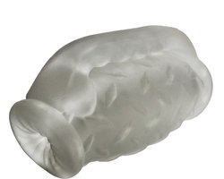 Oxballs Masterjack Stroker - Dubbelzijdig Siliconen - Clear Ice