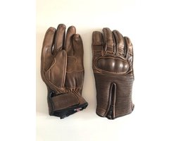 Gant pour moto route été cuir Nexone Catane coloris marron taille M homologué CE