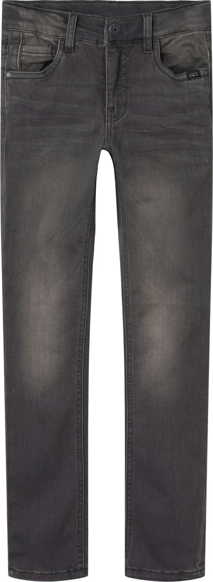NAME IT girls Pants Nkmtheo Xslim Swe Jeans 3113-th Noos, Medium Grey Denim