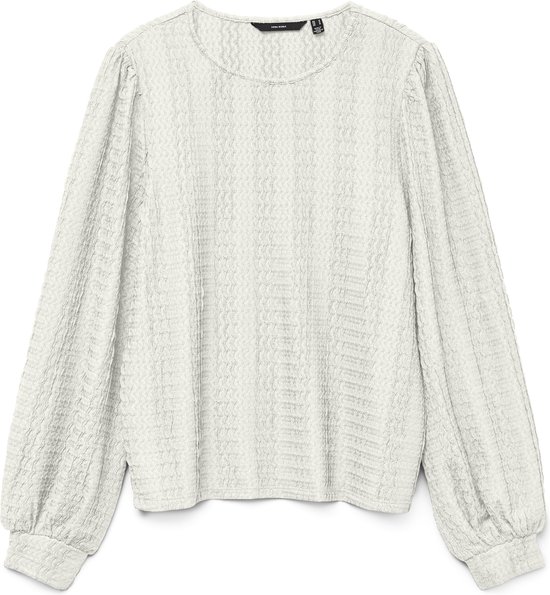 VERO MODA - VMJASMIN LS O-NECK TOP JRS GA - Dames - Blouses