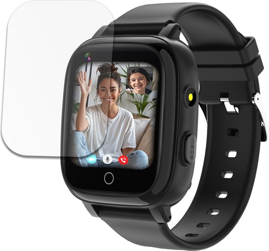 LEROYS - GPS Horloge Kind - Kinder Smartwatch - Android en iOS - Zwart - Incl. Simkaart