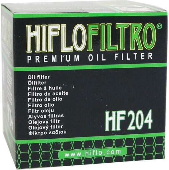 Filtre à huile Hiflofiltro pour Moto 123 1000 27231 2010 à 2019 HF204 Neuf