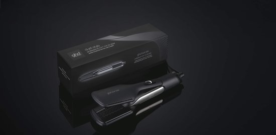 ghd Duet Black geplateerde stijltang en krultang