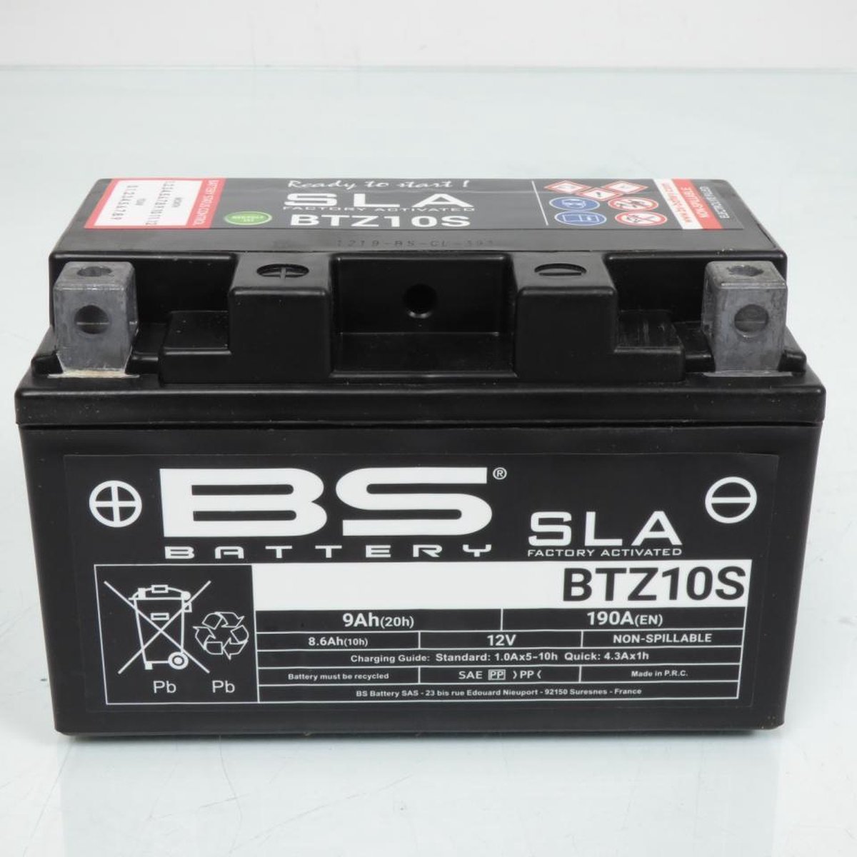 SLA BS-accu voor tweewielers KTM YTZ10S / 12V 9Ah nieuw