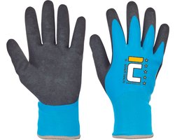 Cerva TETRAX WINTER handschoen nylon latex 01080174 - 12 stuks - Blauw - 9