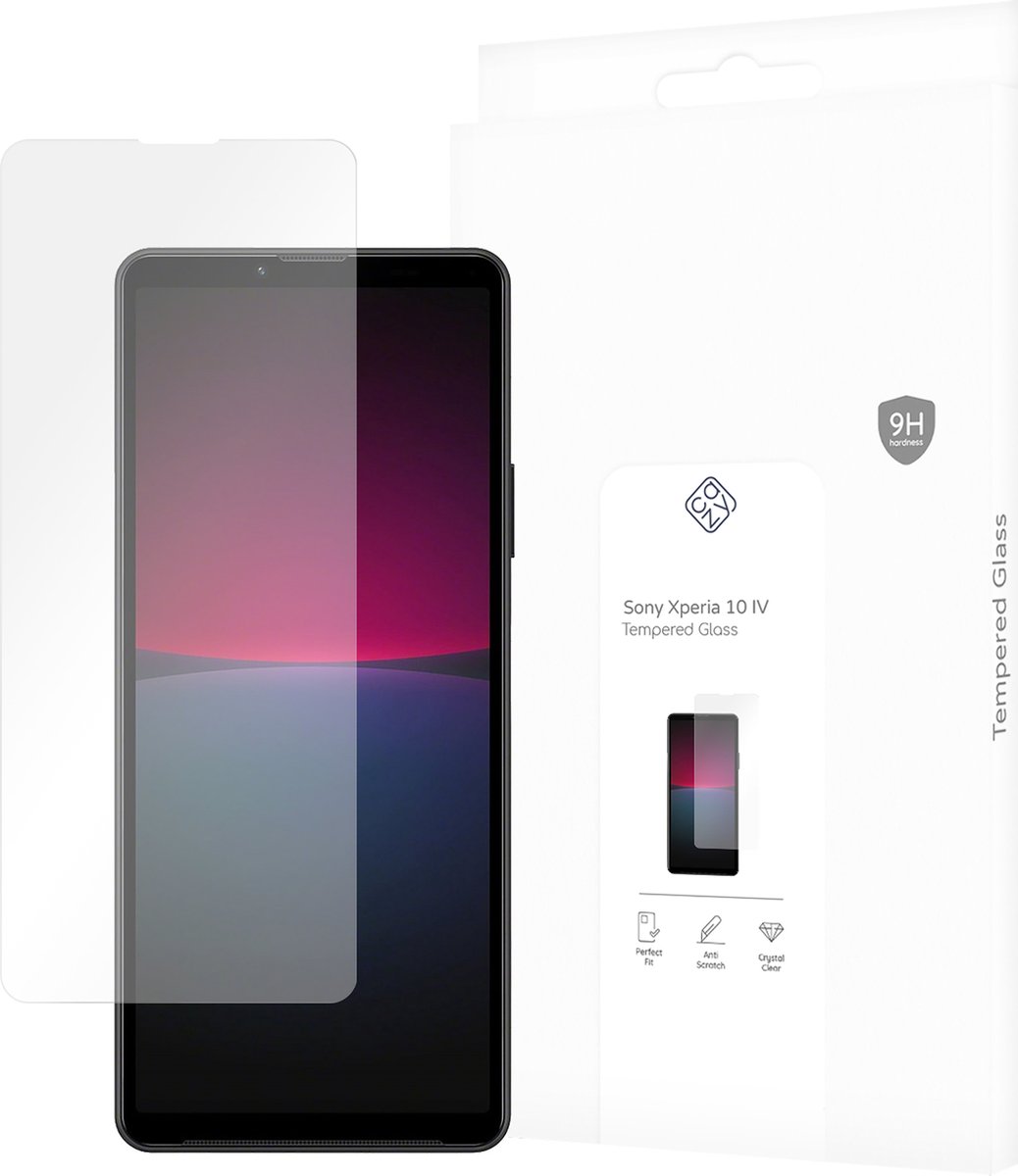 Cazy screenprotector geschikt voor Sony Xperia 10 IV - Screenprotector Gehard Glas