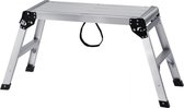 Bol.com aluminium werkplatform opklapbare werkbank 76x30x508 cm werkplatform 150 kg draagvermogen opstapbank met veiligheidsslot... aanbieding