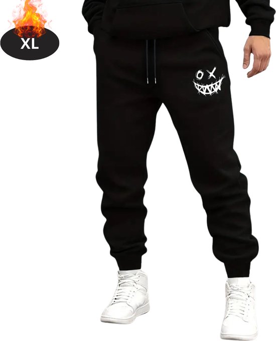 Bovista Trainingsbroek Heren - Sportbroek - Trainingsbroek Lang - Trainingspak - Sportkleding - Zwart - XL