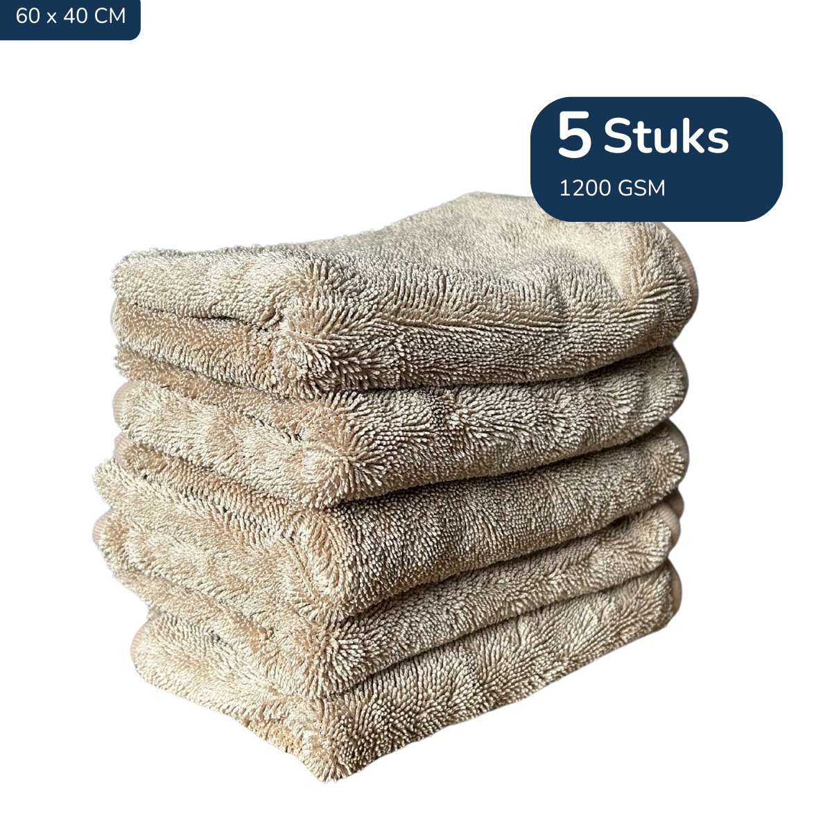 Goedkoopste TileDry® Droogdoek Badkamer - 5 Stuks - Hoge Kwaliteit - Droog doeken voor Badkamer, Auto, en Keukenschoonmaken - Raamdoeken Streepvrijdroog - Microvezeldoekjes Schoonmaak - Fastdry Wonderdoekjes - Streeploos & Kalkvrij - Absorbeert tot 1L - 60x40cm