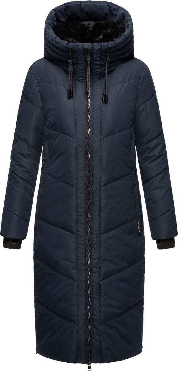 MARIKOO Nayanaa XVI Winterjas voor dames, warme gewatteerde jas met capuchon, XS-XXL, XXL