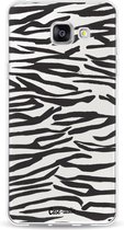 Casetastic Samsung Galaxy A5 (2016) Hoesje - Softcover Hoesje met Design - Zebra Print