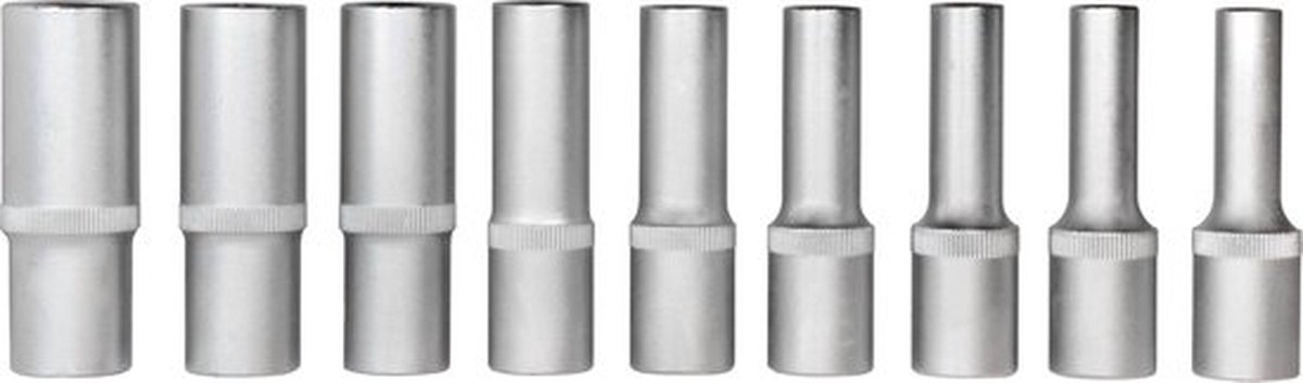 SW-Stahl 05680L E-profiel inzetstukken 9 stuks. lang, 1/2 inch op klemrail