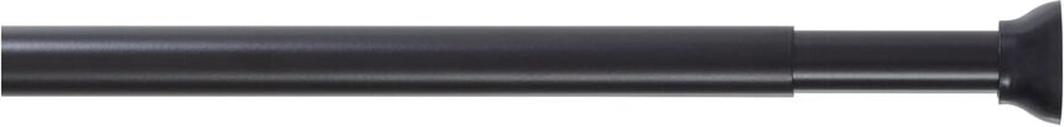 Sealskin - Douchegordijnstang - Uitschuifbaar - Klemstang - 110-185 cm - Zwart