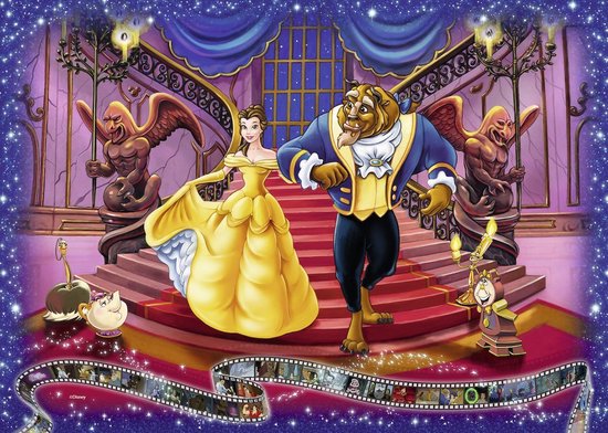 Ravensburger puzzel Disney Belle en het Beest - 1000 stukjes legpuzzel.