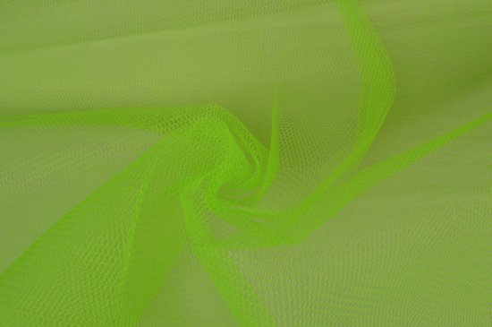 Tissu Tulle - Vert anis - 1 mètre - Au mètre - 150cm de large