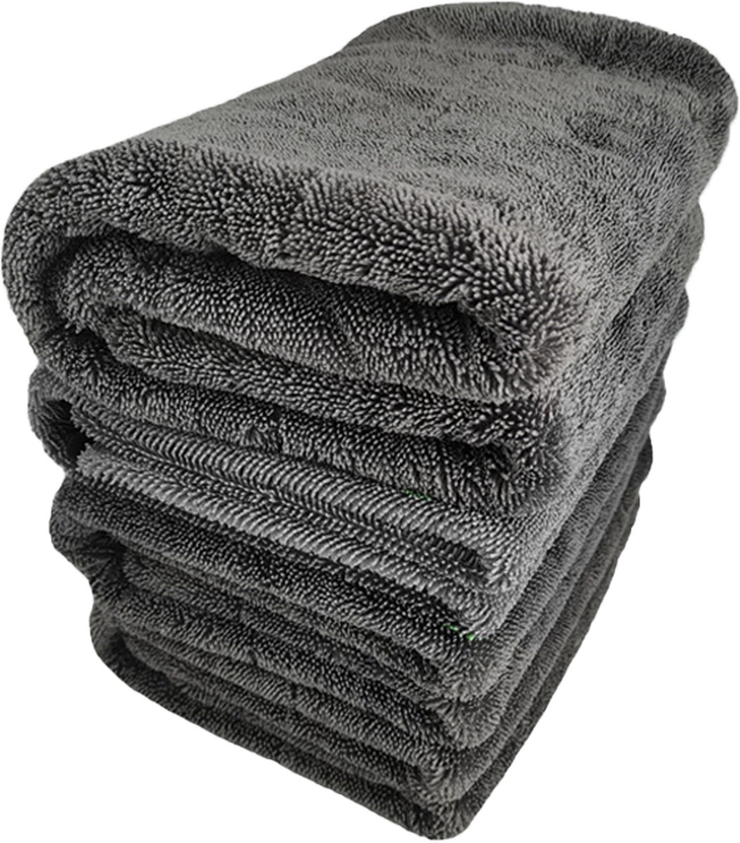ReflectIQ Extreme Microfibre drying towel 50x80 2000GSM - Microvezel droogdoek auto - Ultra absorberend en krasvrij - Auto wassen - Auto, boot, vrachtwagen, badkamer - 50 x 80 - 2000 gsm